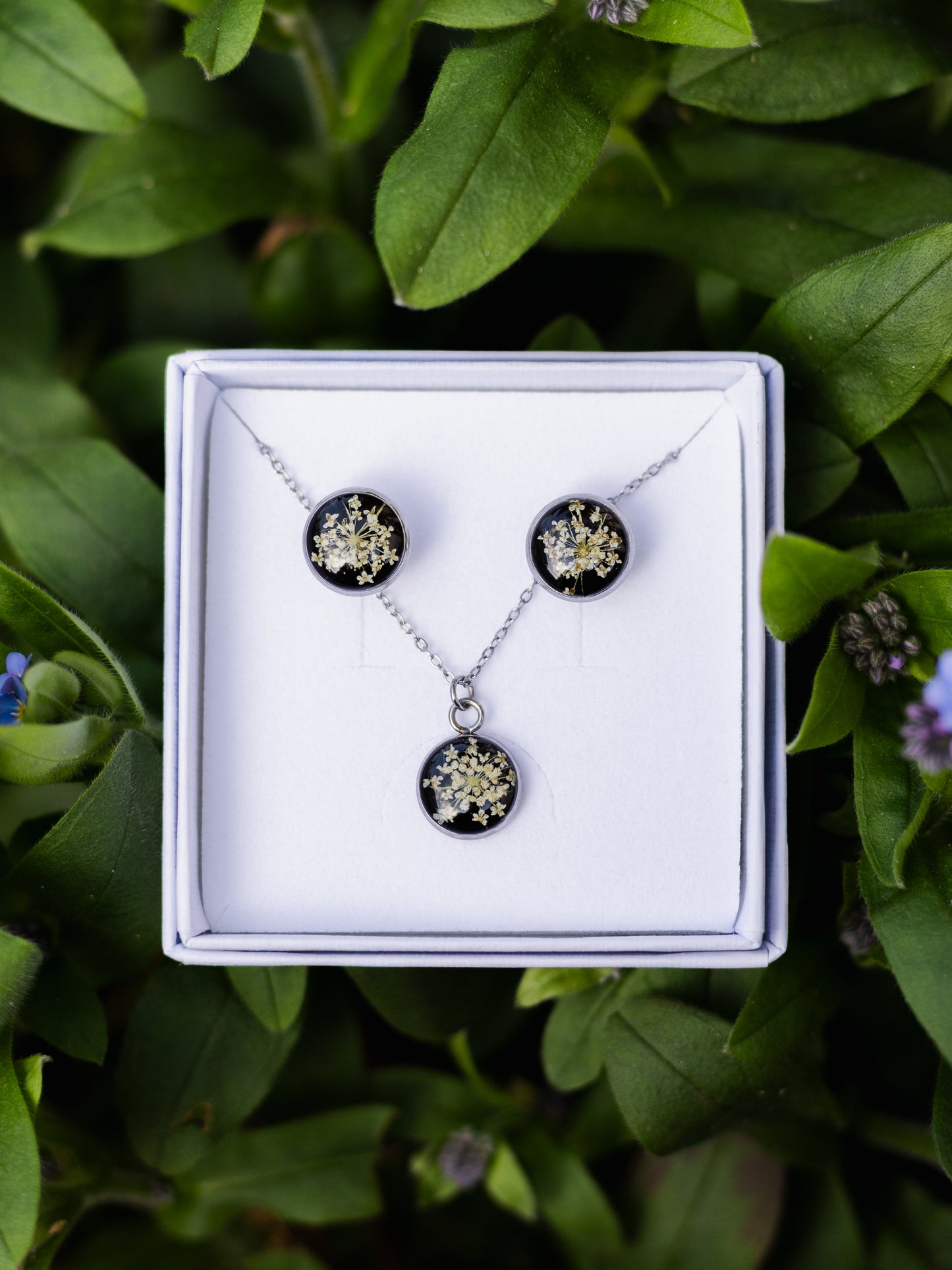 Schmuckset mit Wilder Möhre