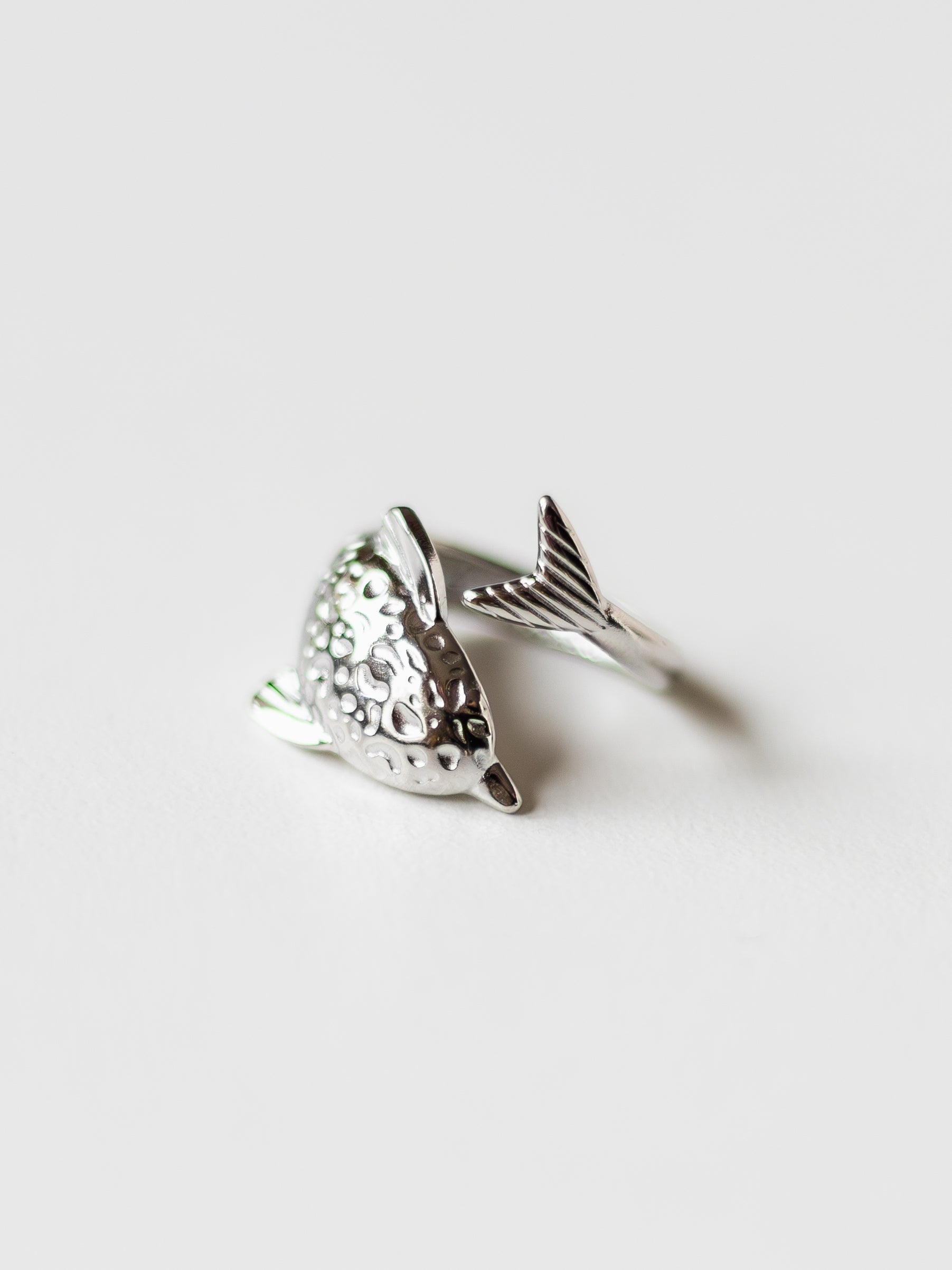 Happyyami Öffnungsring Damen Kreativer Delfin Fingerring Verstellbar Modering Fingerschmuck Für Festliche Anlässe Und Alltag
