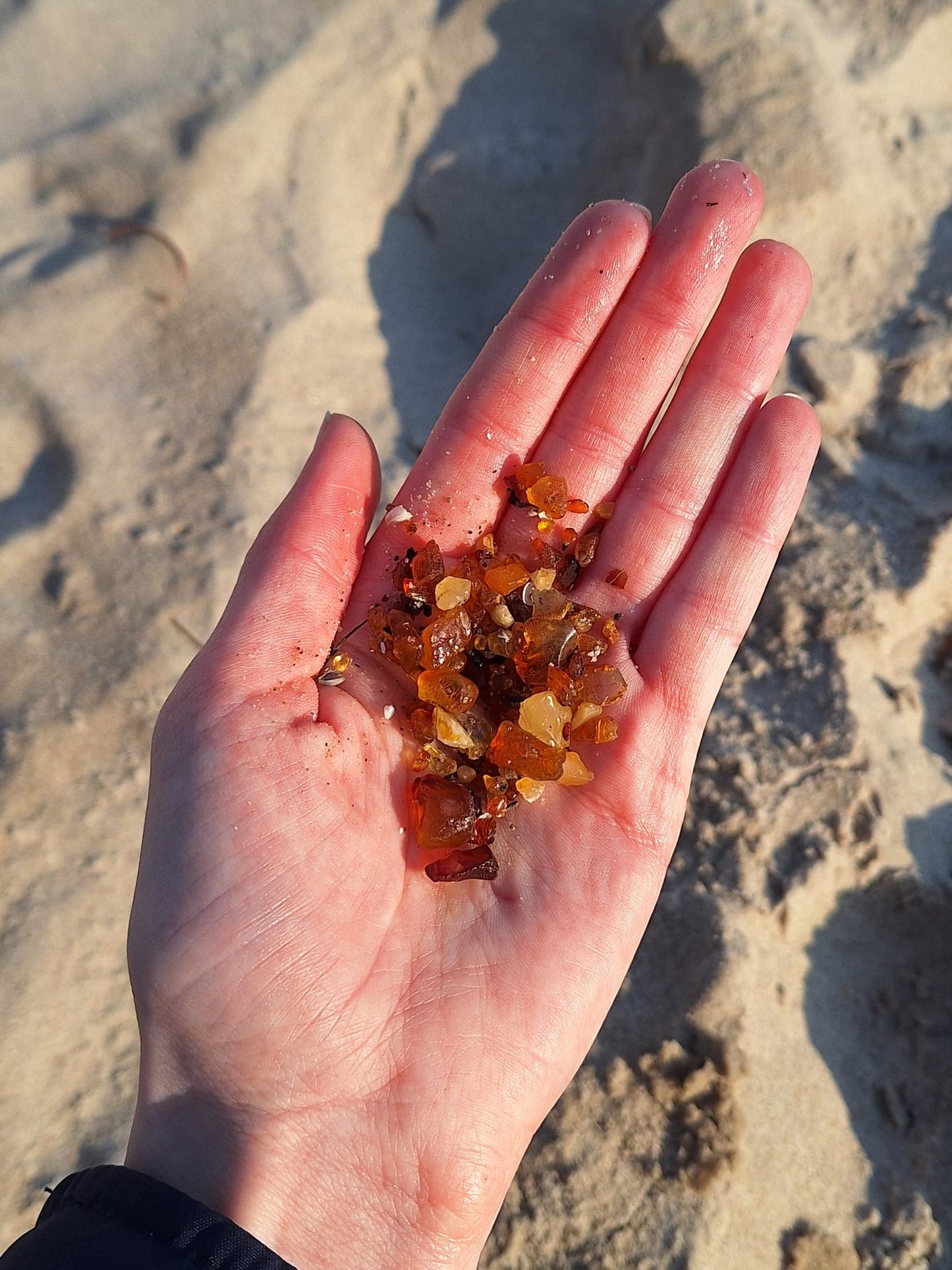 Bernstein-Stecker - Orange Klar - SANDKORN Usedom 