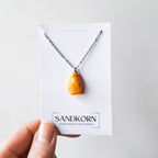 Bernstein-Kette - Orange Matt