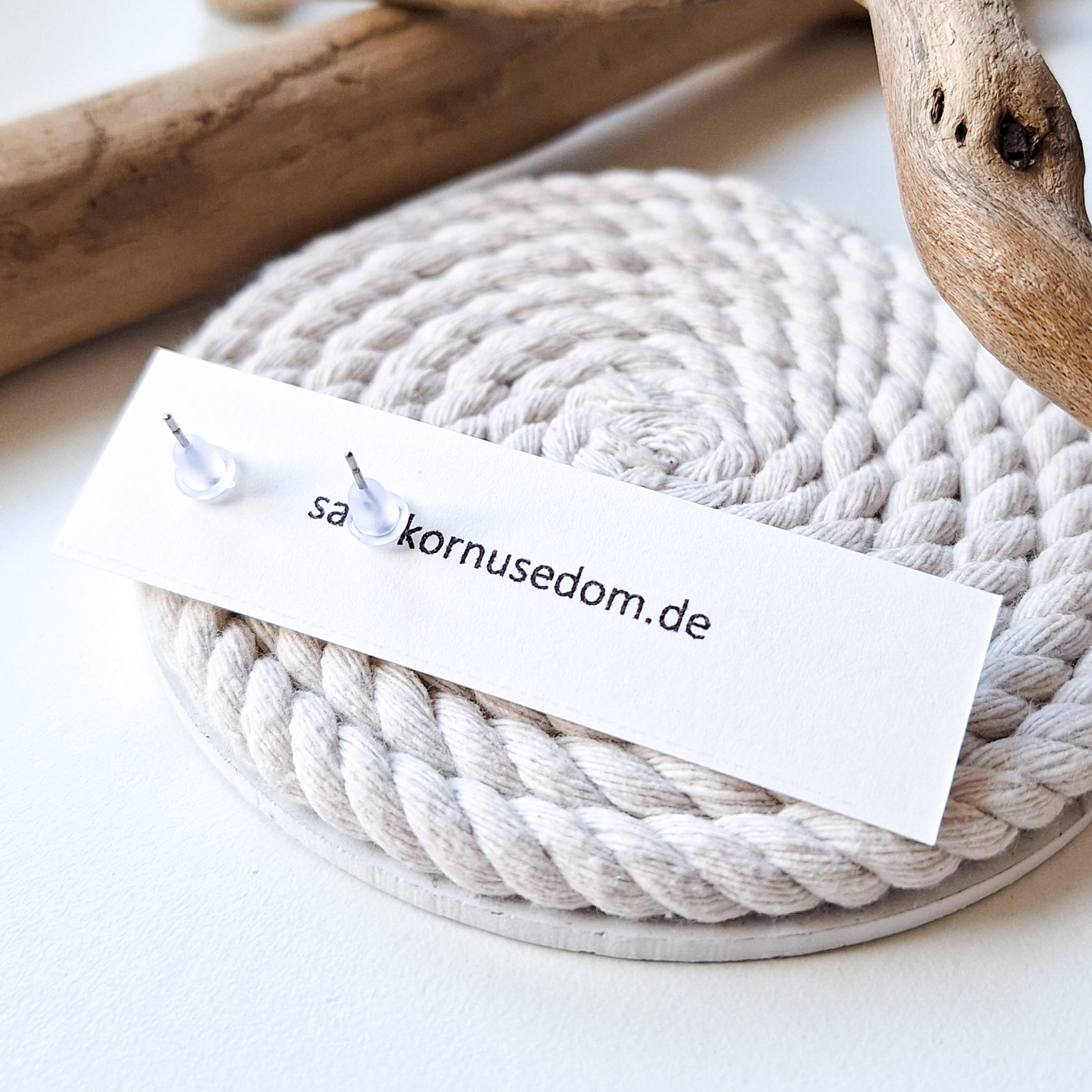 Ohrstecker mit Bernstein