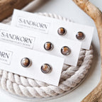 Ohrstecker mit echten Herzmuscheln aus der Ostsee | Usedom Schmuck