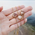 Armband mit Herzmuschel - Gold