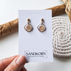 Ohrringe mit Herzmuscheln - Gold