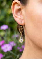 Allergiefreundliche Ohrringe mit echten Blüten | Usedom Schmuck