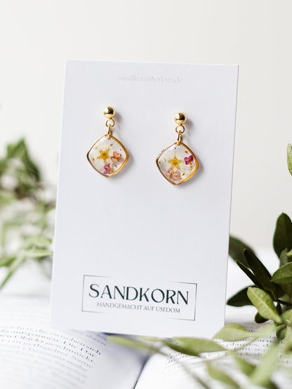 Ohrringe mit Duftsteinrich und Spiere - SANDKORN Usedom 