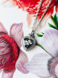 Necklace with tiny flower