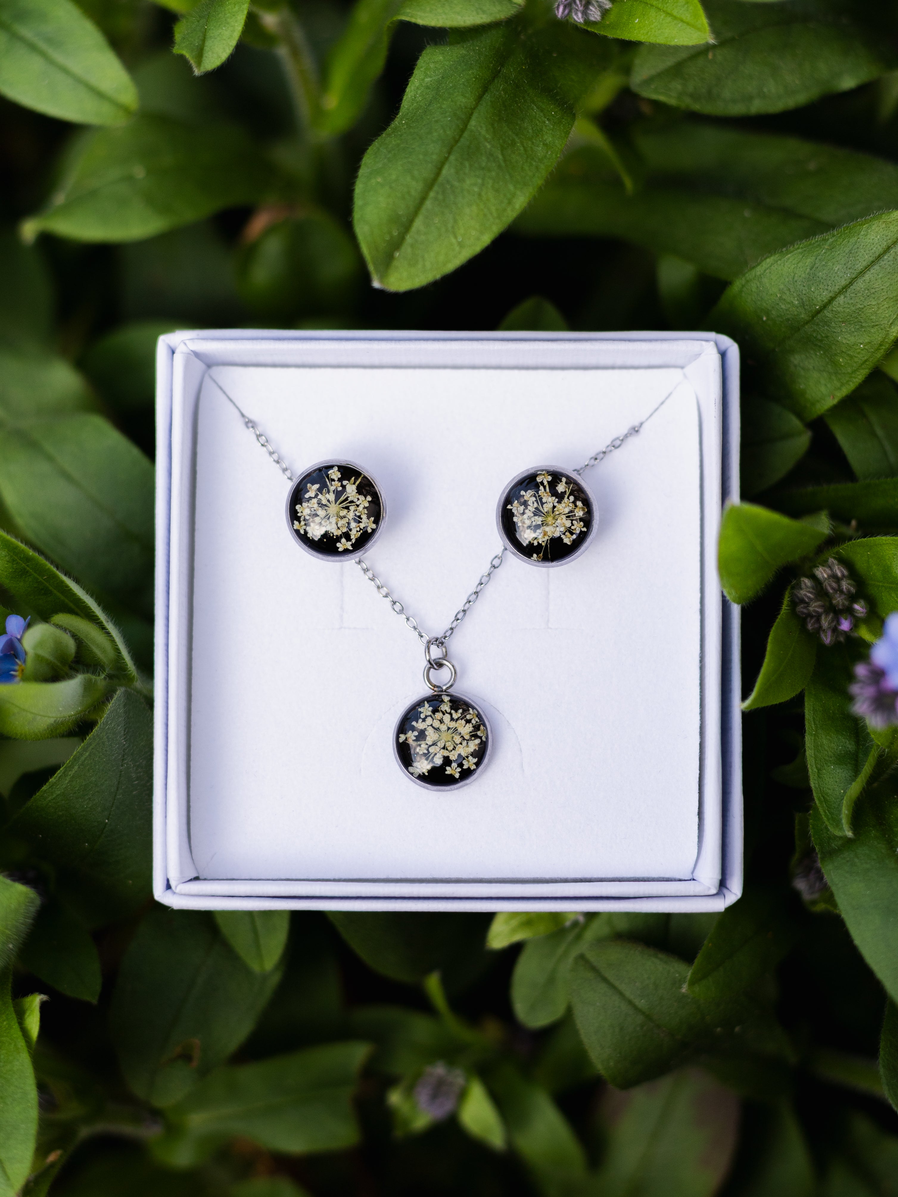 Schmuckset mit Wilder Möhre