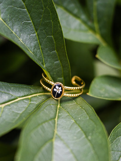 Ring mit Wilder Möhre