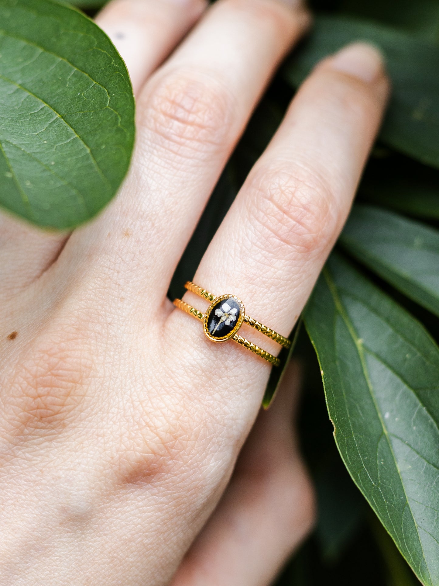 Ring mit Wilder Möhre