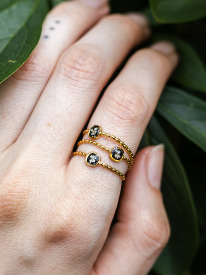 Ring mit Wilder Möhre
