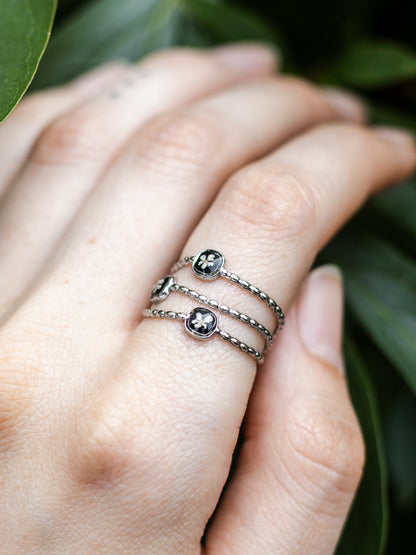 Ring mit Wilder Möhre