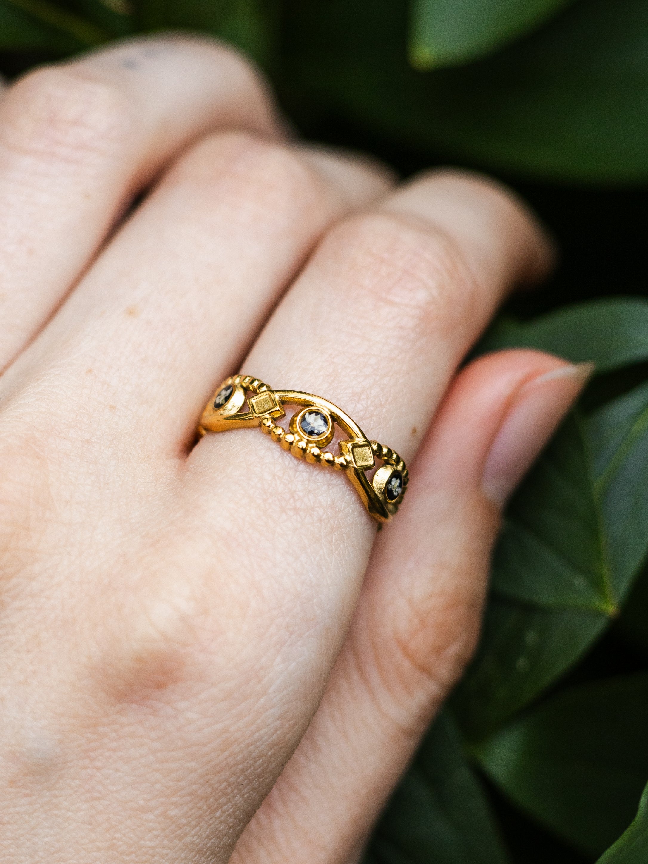 Ring mit Wilder Möhre