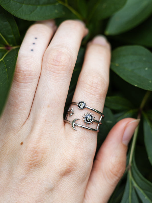 Ring mit Wilder Möhre