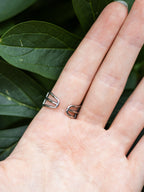 Ring mit Wilder Möhre - Silber