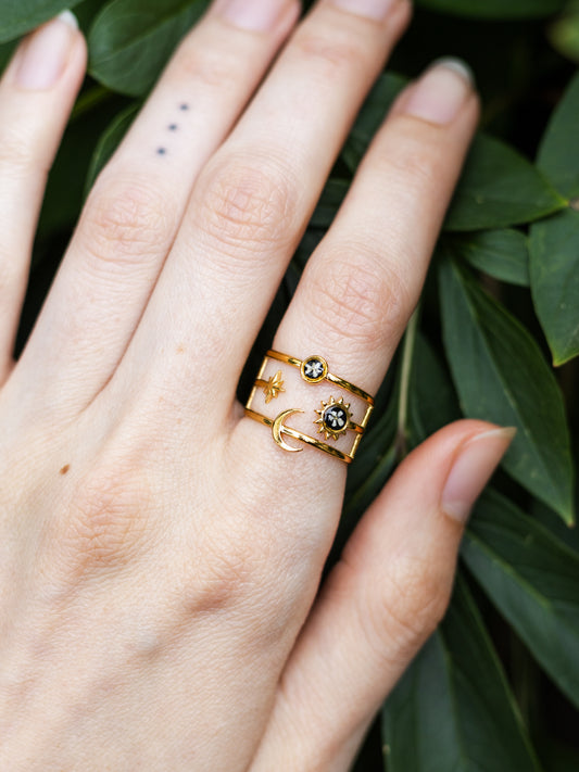 Ring mit Wilder Möhre