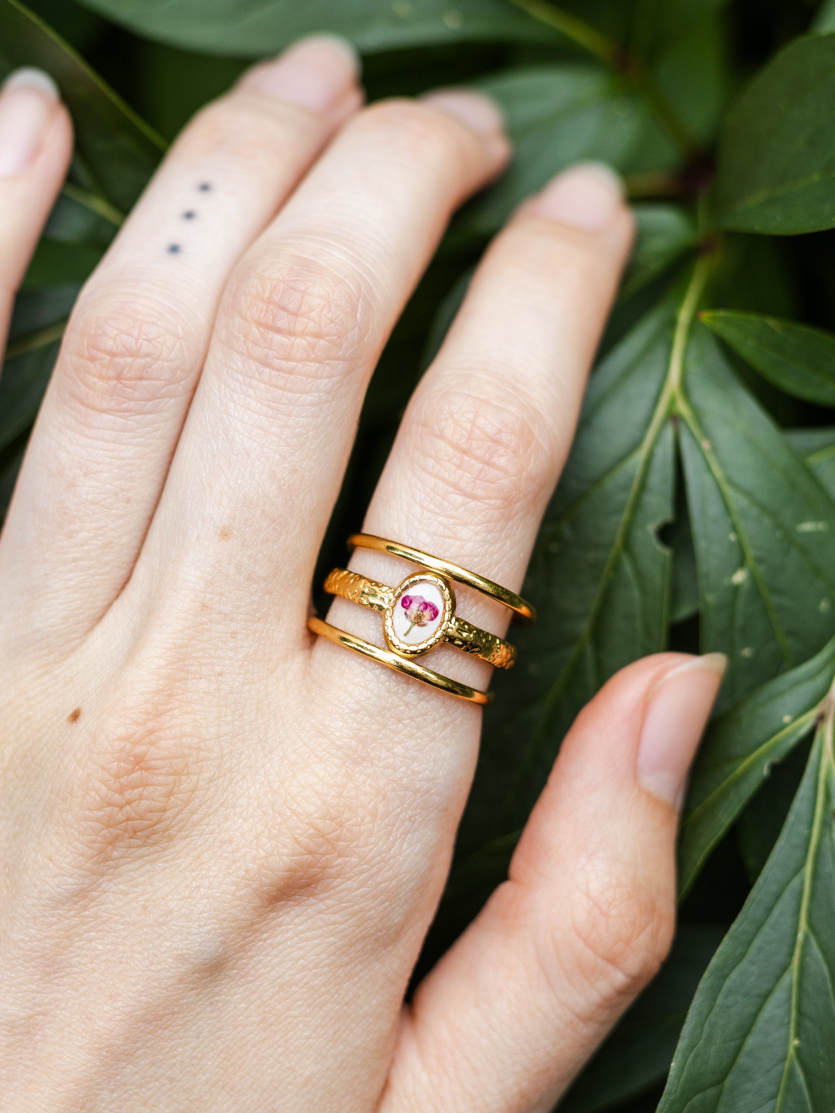 Ring mit Duftsteinrich