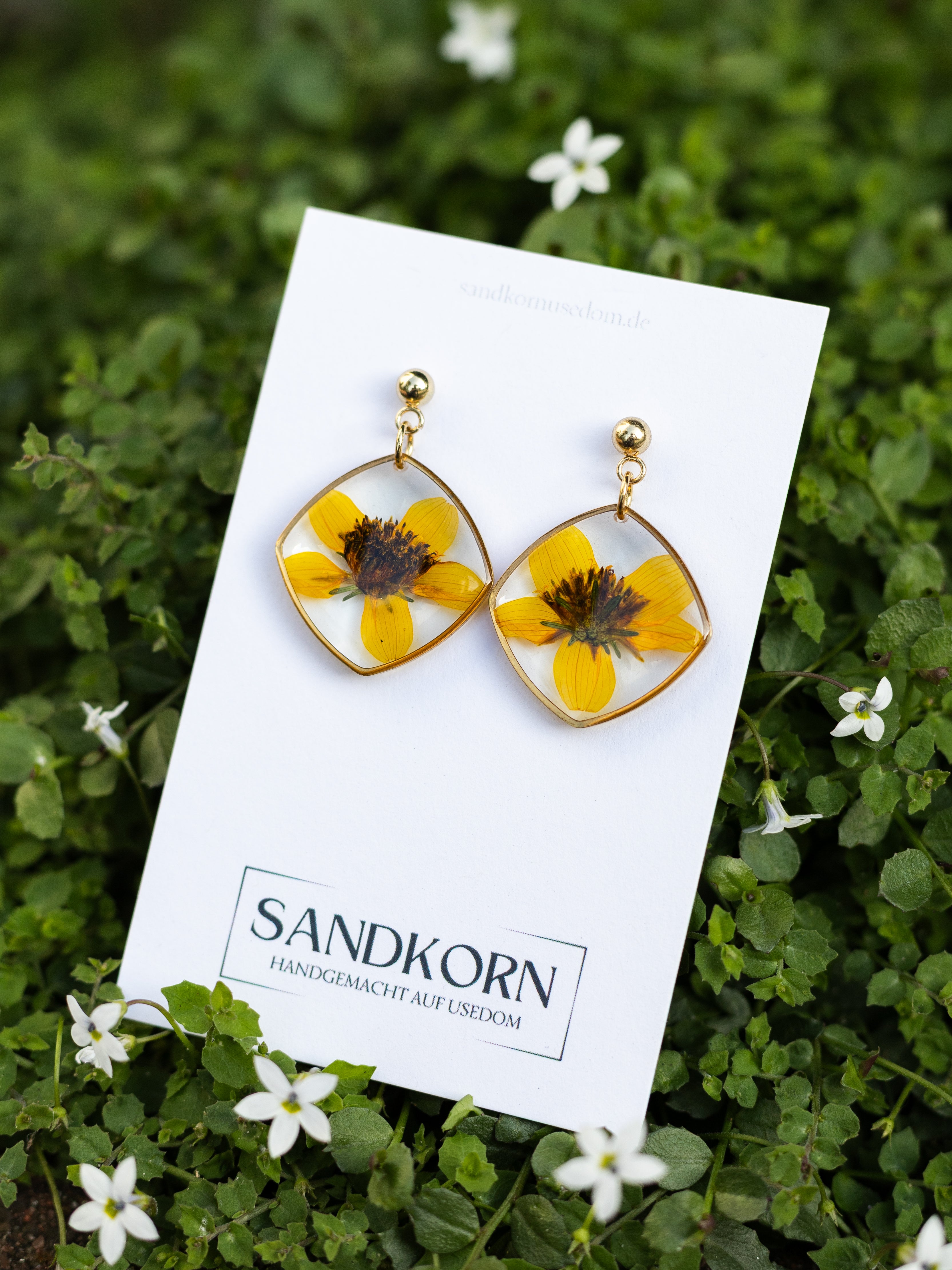 Ohrringe mit Goldmarie - SANDKORN Usedom 