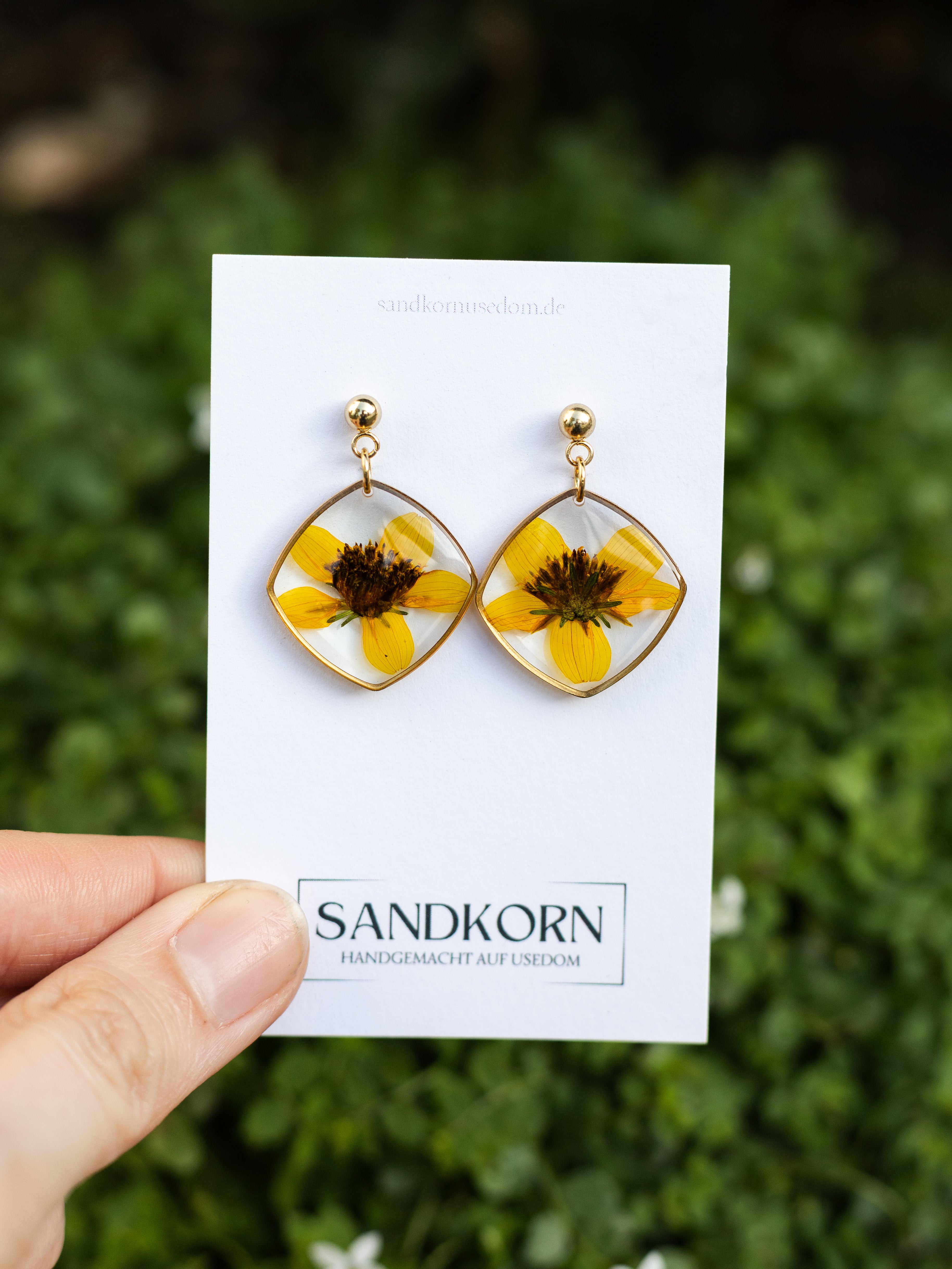 Ohrringe mit Goldmarie - SANDKORN Usedom 