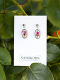 Earrings with Boronia