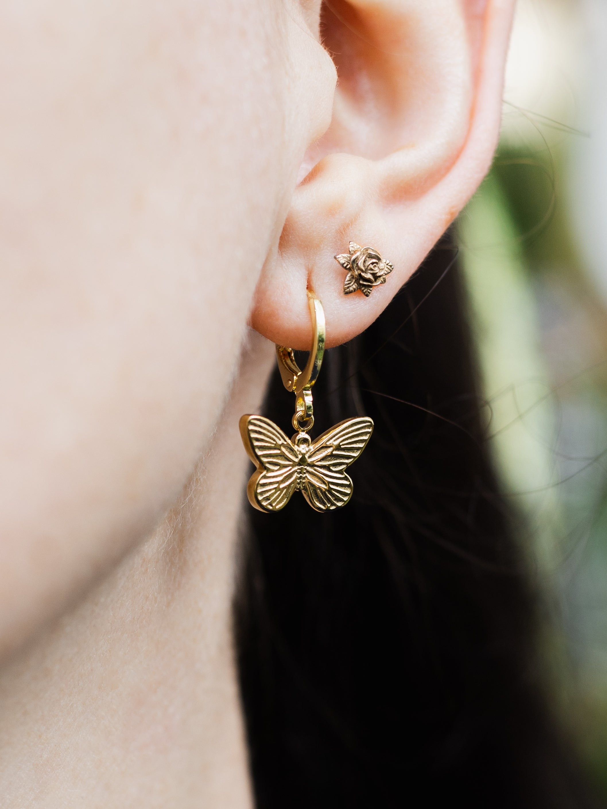 Ohrringe mit Schmetterling