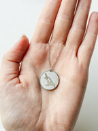 Halskette mit Insel Usedom (Original SANDKORN Usedom)