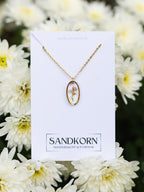 Halskette mit Reisblume