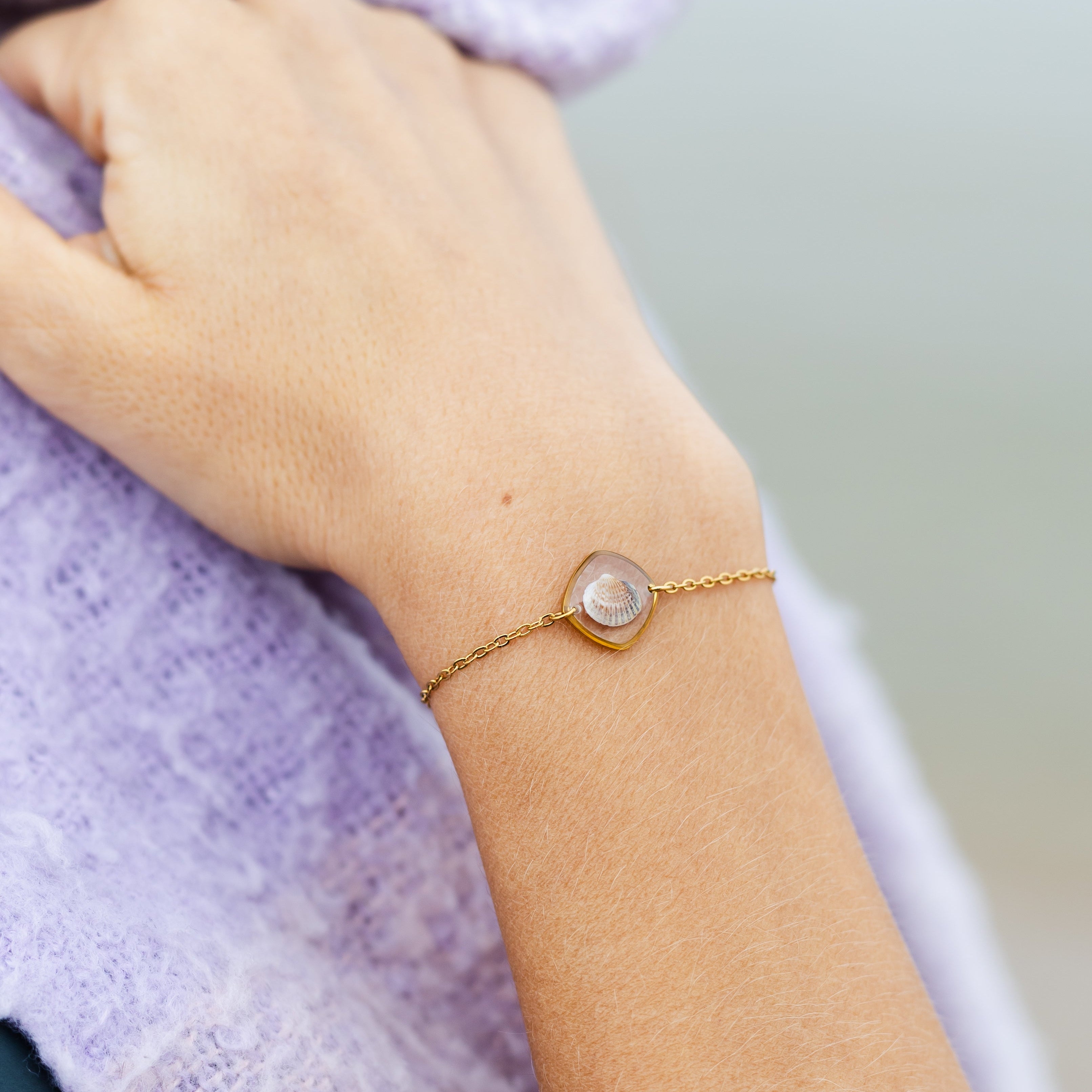 Armbänder mit echten Muscheln aus der Ostsee | Usedom Schmuck | Schmuck mit Muscheln | Naturschmuck | Usedom Andenken