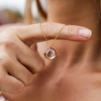 Halskette mit echter Herzmuschel aus der Ostsee | Usedom Schmuck | Schmuck mit Muscheln | Urlaub Usedom | Usedom Andenken