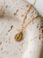 Niedliche Halskette mit Schneeglöckchen | Usedom Schmuck