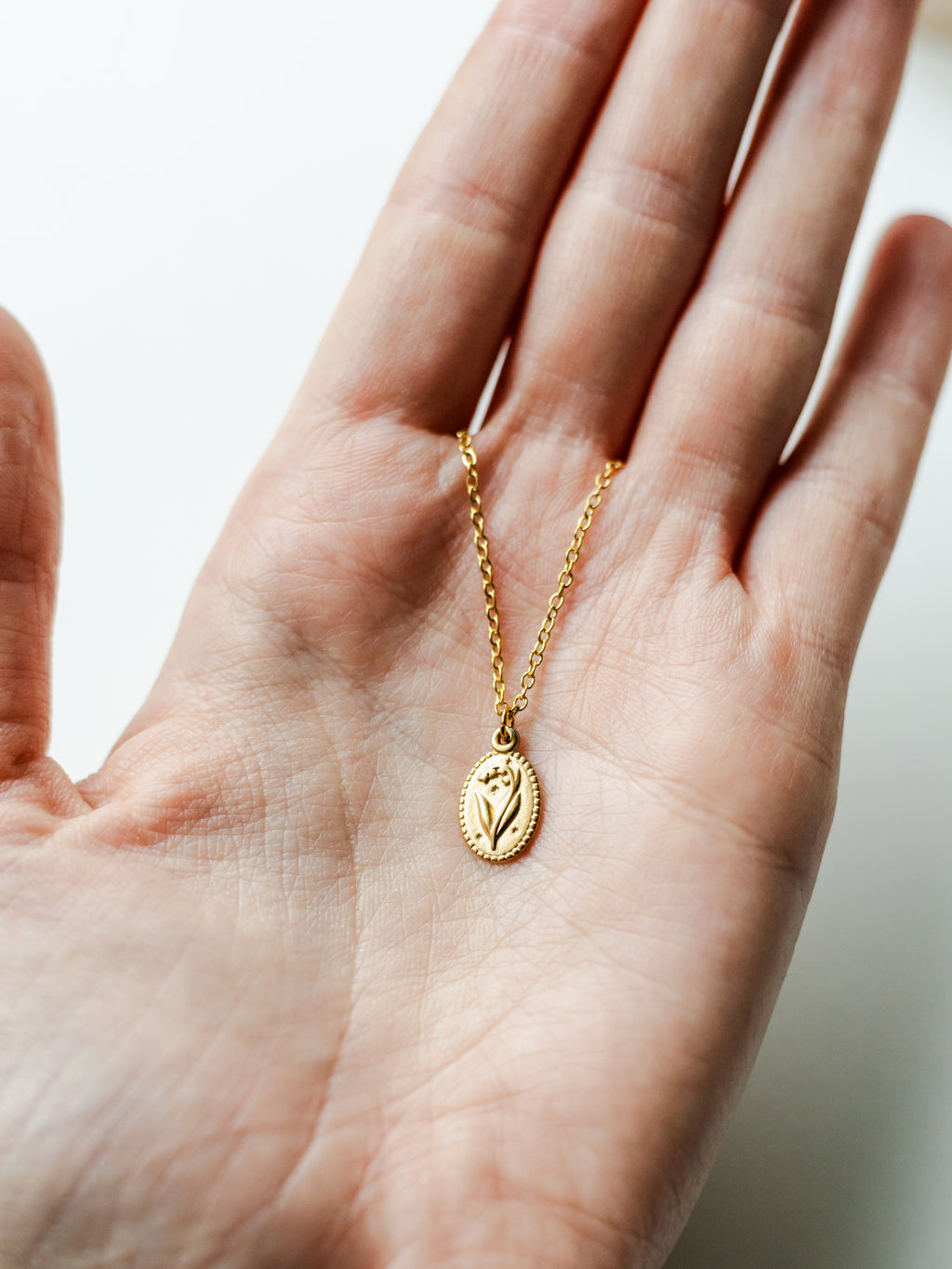 Halskette mit Maiglöckchen