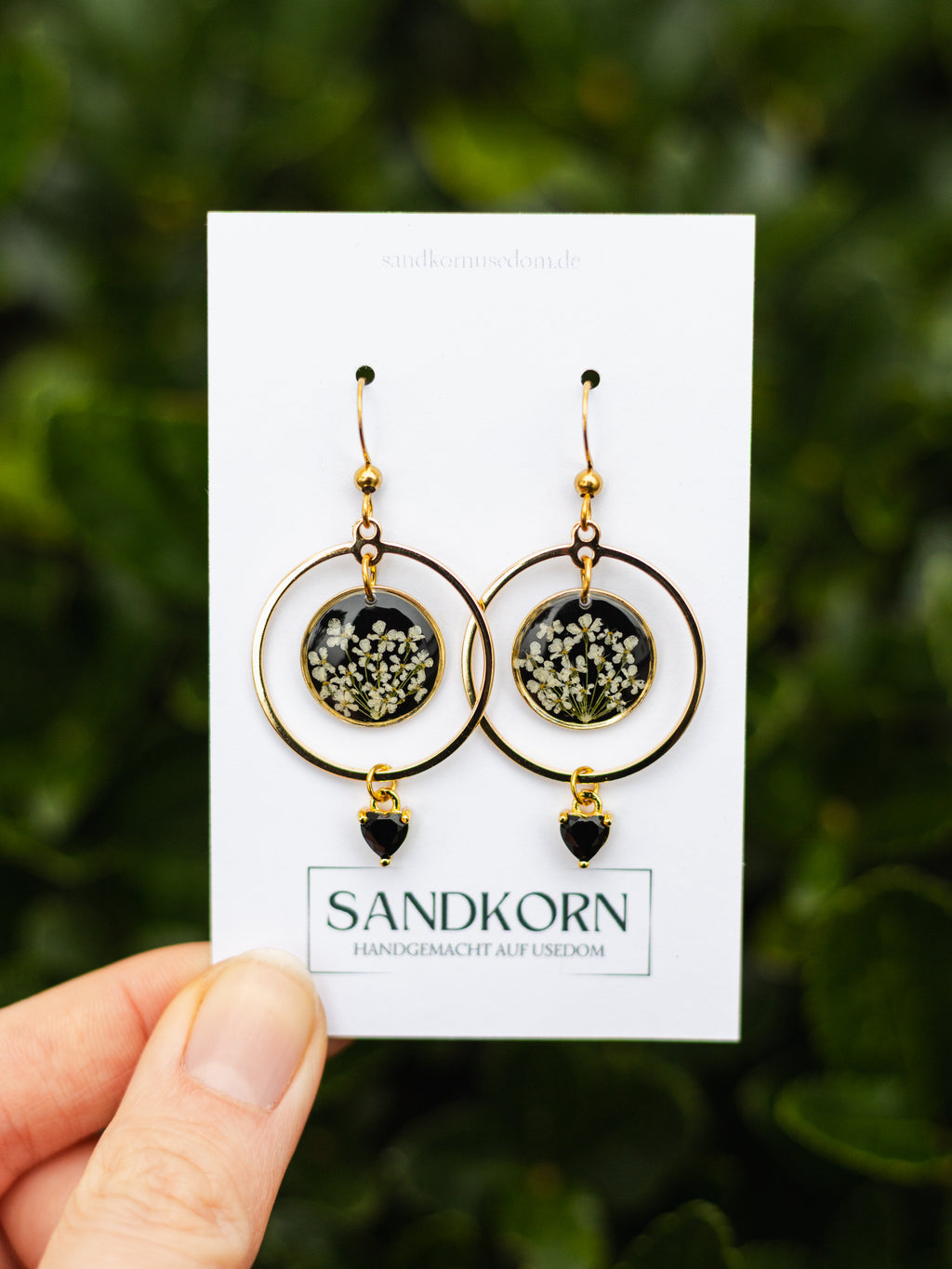 Ohrringe mit Wilder Möhre