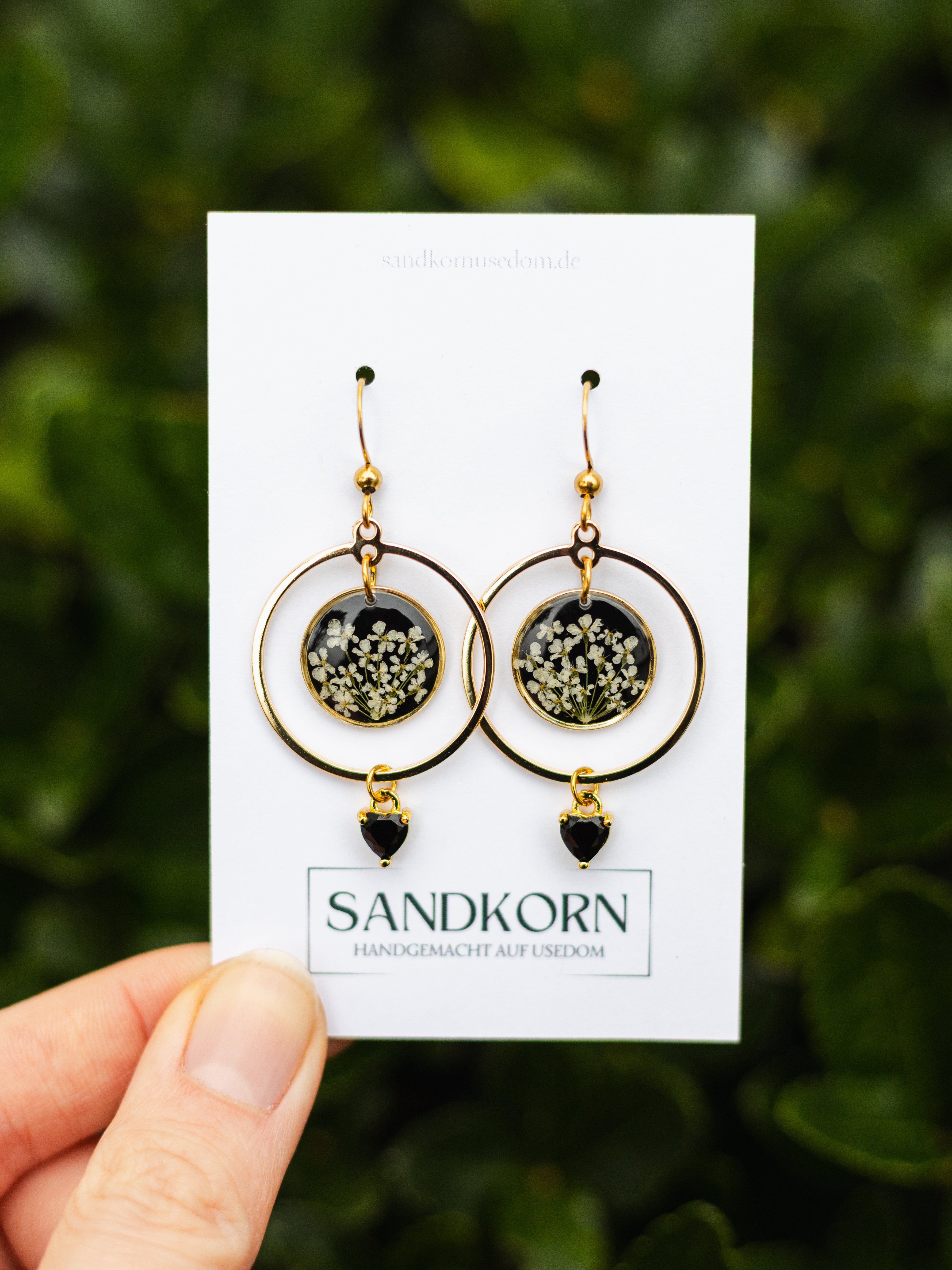 Ohrringe mit Wilder Möhre