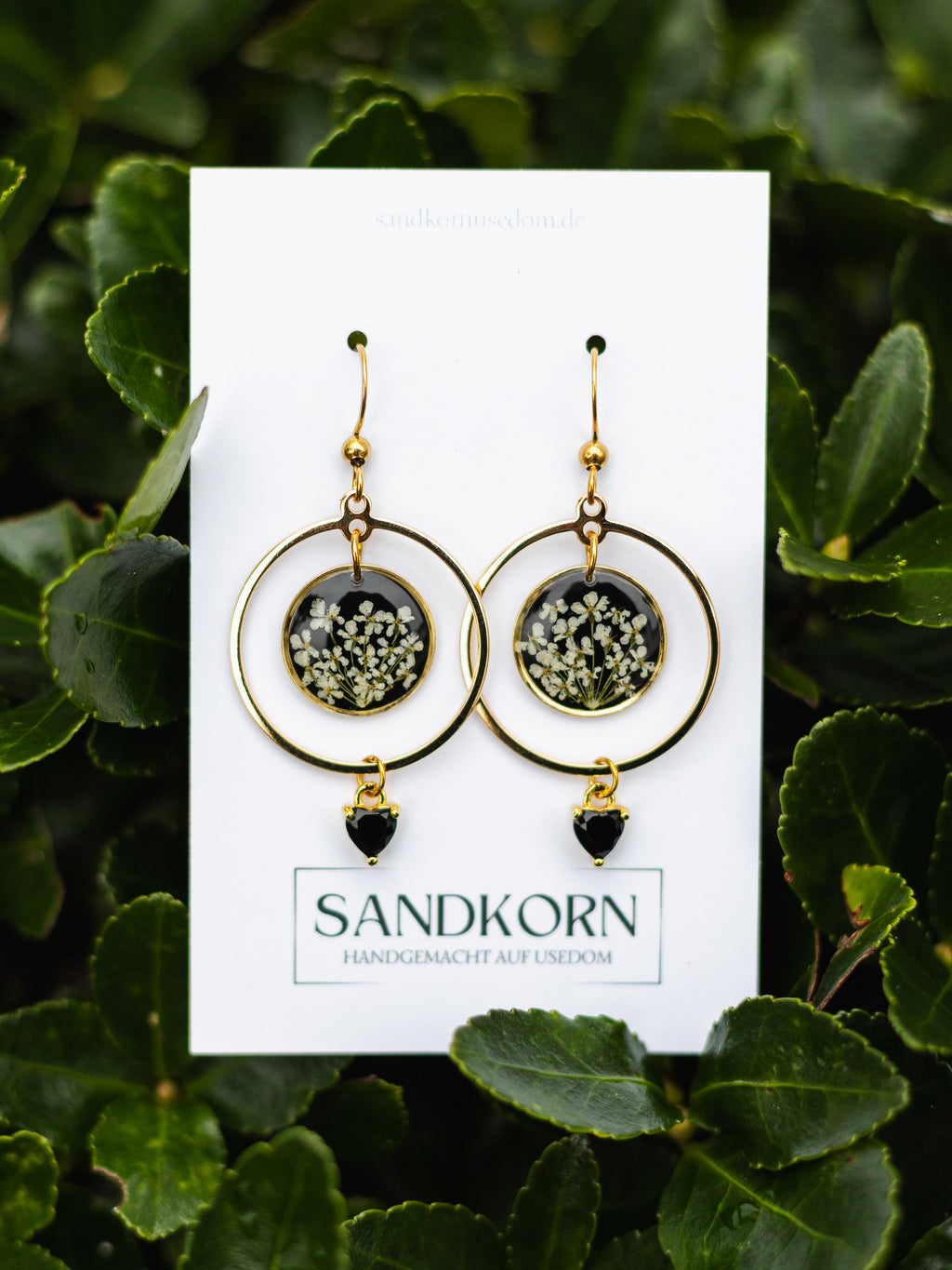 Ohrringe mit Wilder Möhre