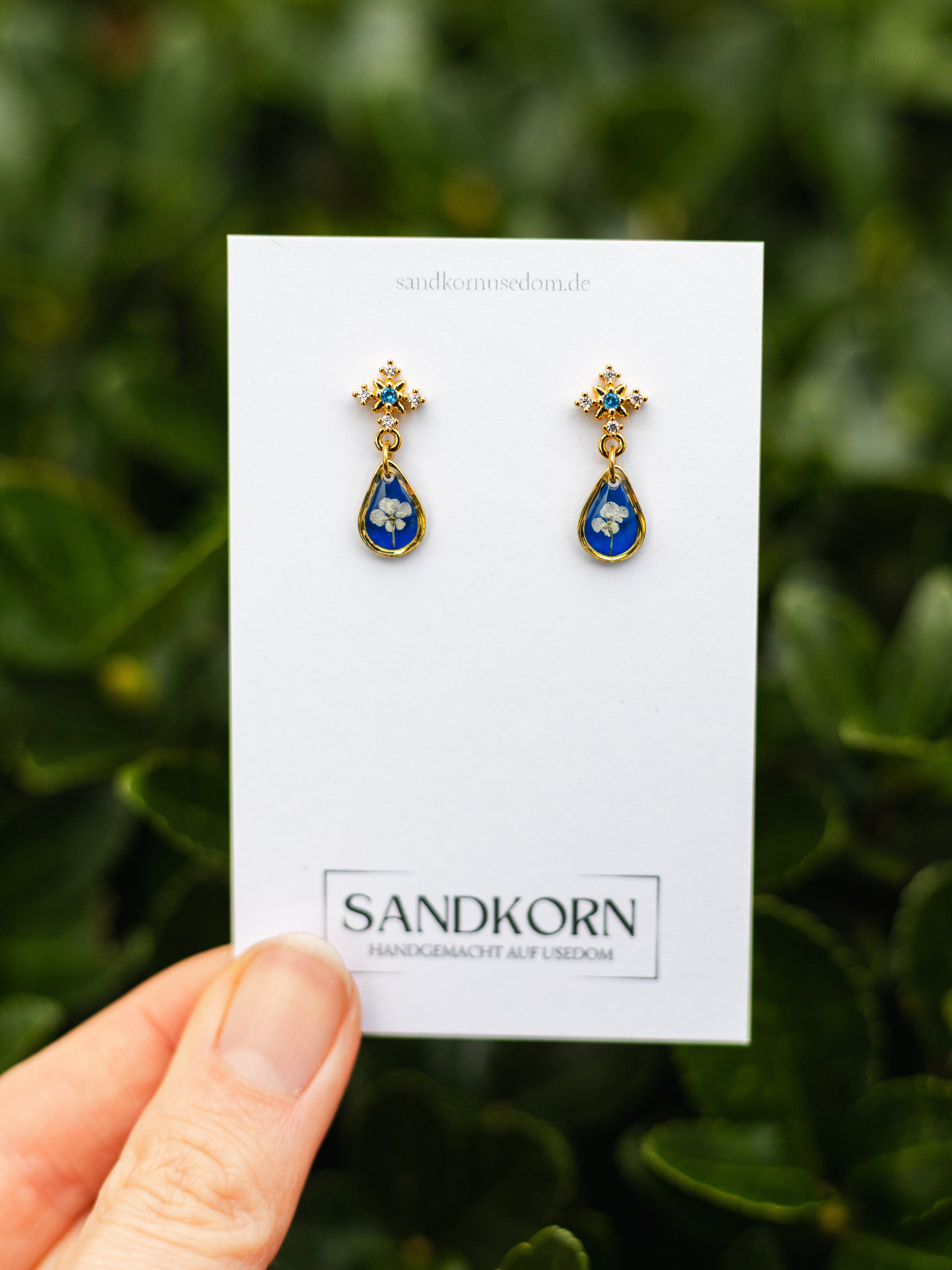 Ohrringe mit Wilder Möhre