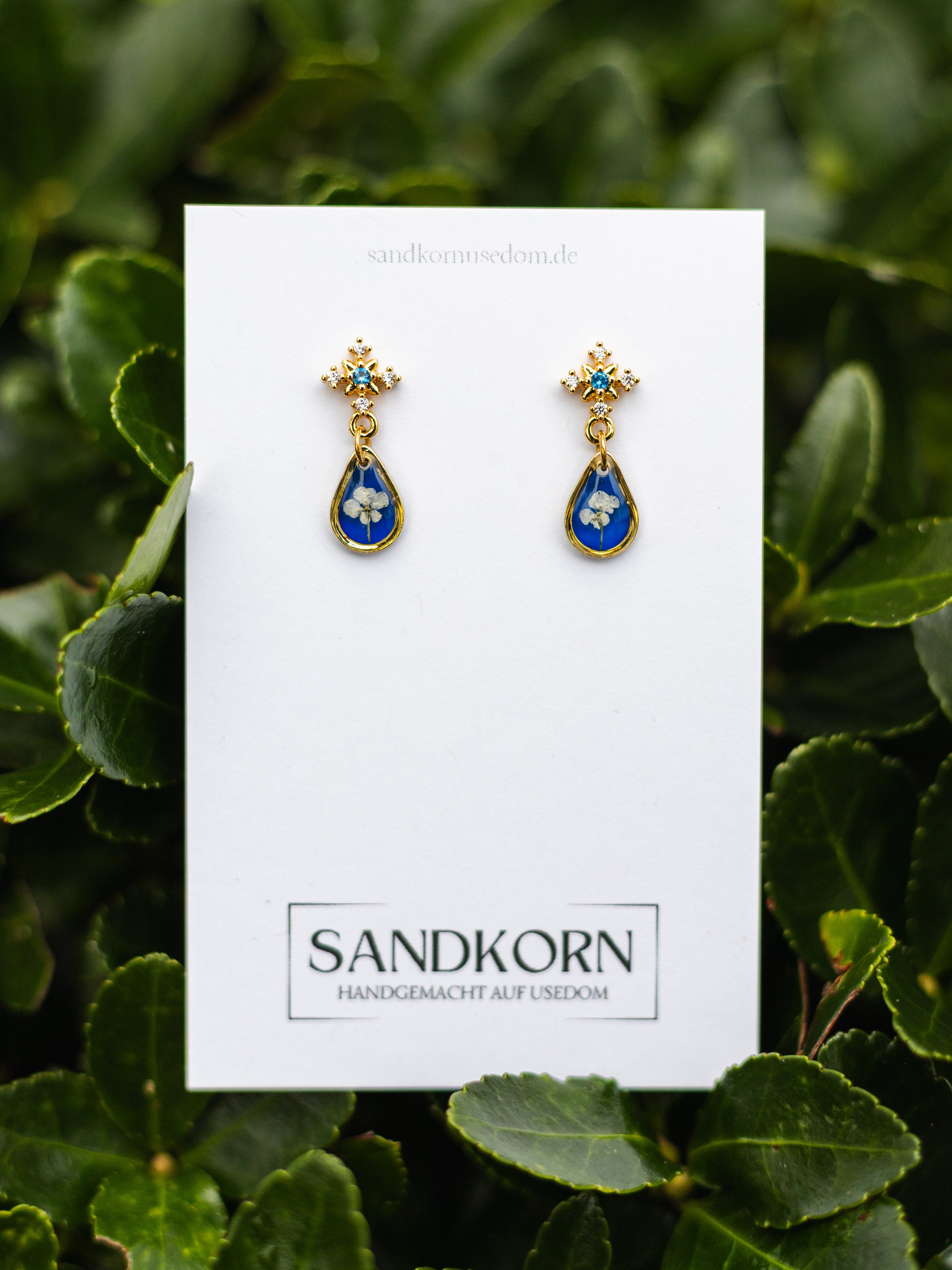 Ohrringe mit Wilder Möhre