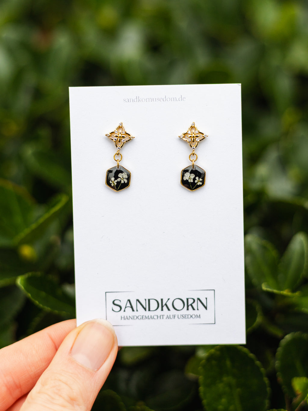 Ohrringe mit Wilder Möhre