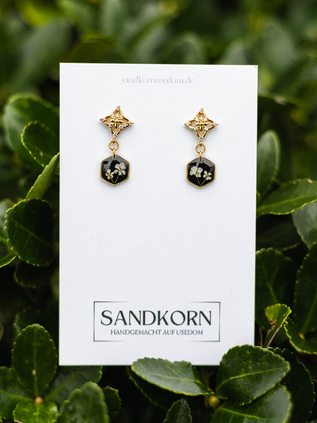 Ohrringe mit Wilder Möhre