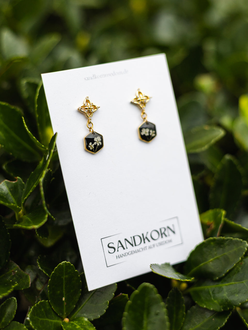 Ohrringe mit Wilder Möhre