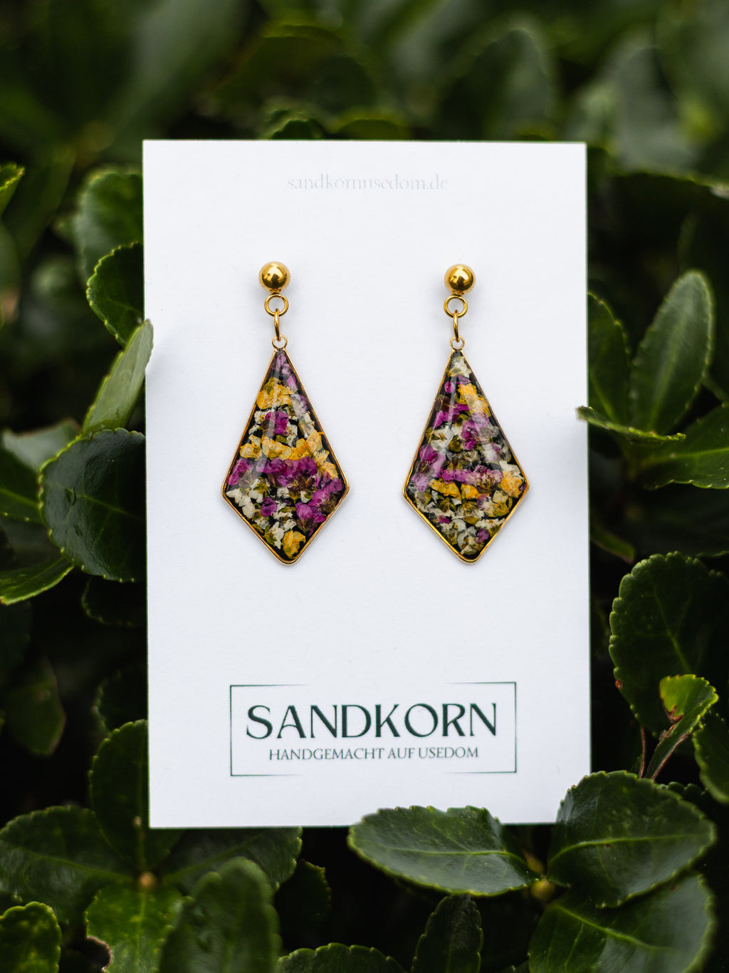 Kolczyki z alyssum słodkim