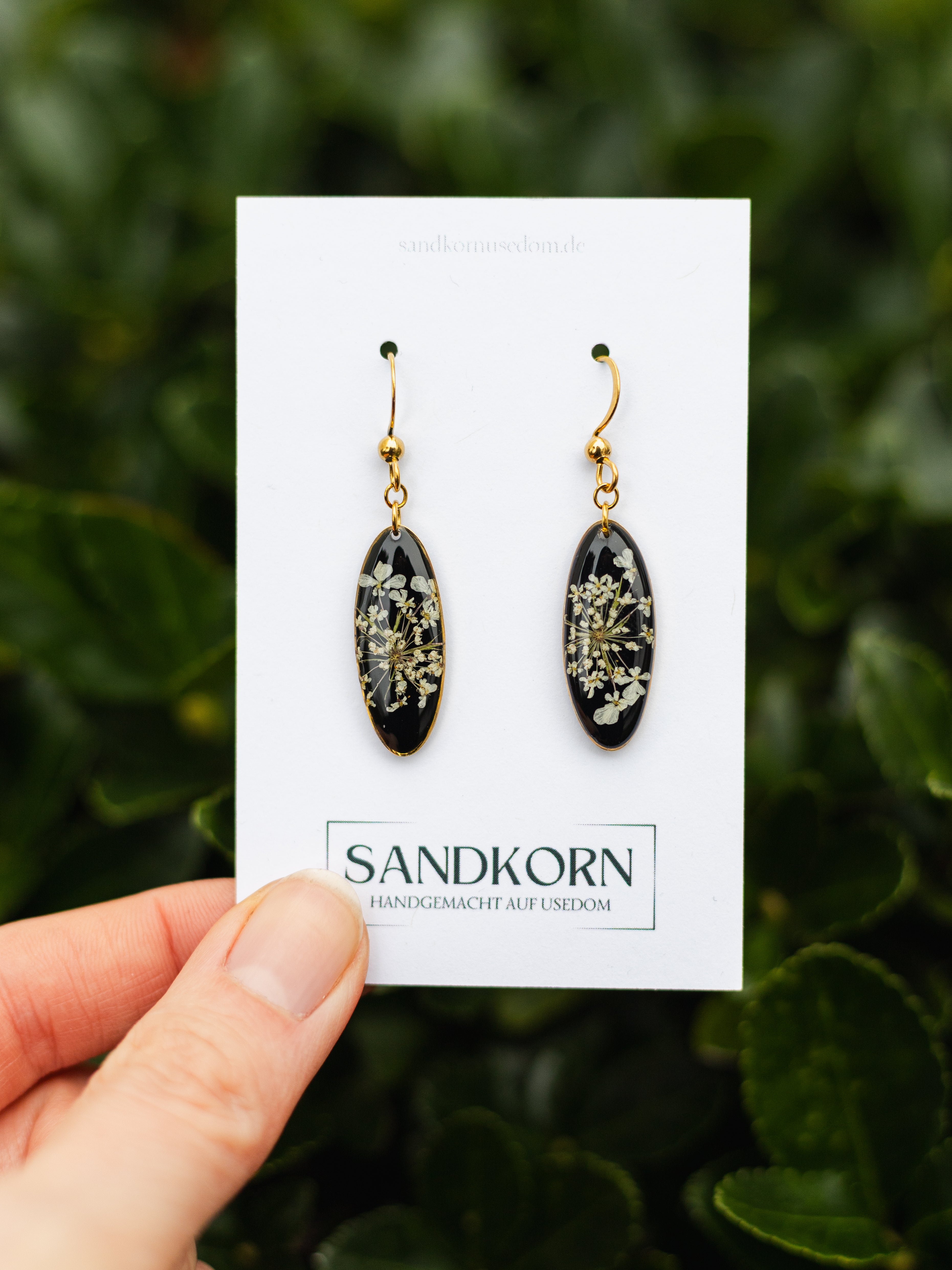 Kolczyki z dziką marchewką