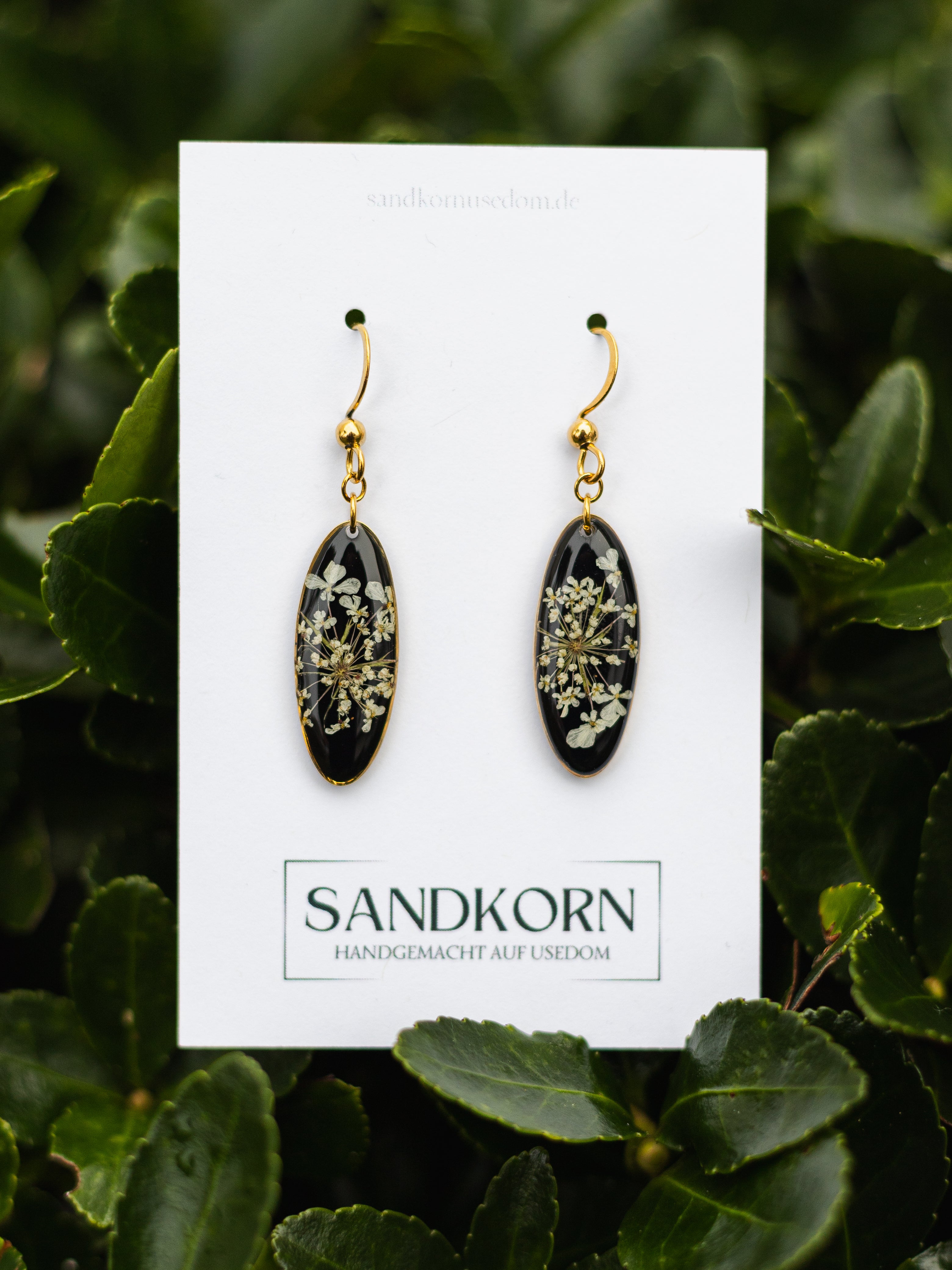 Kolczyki z dziką marchewką