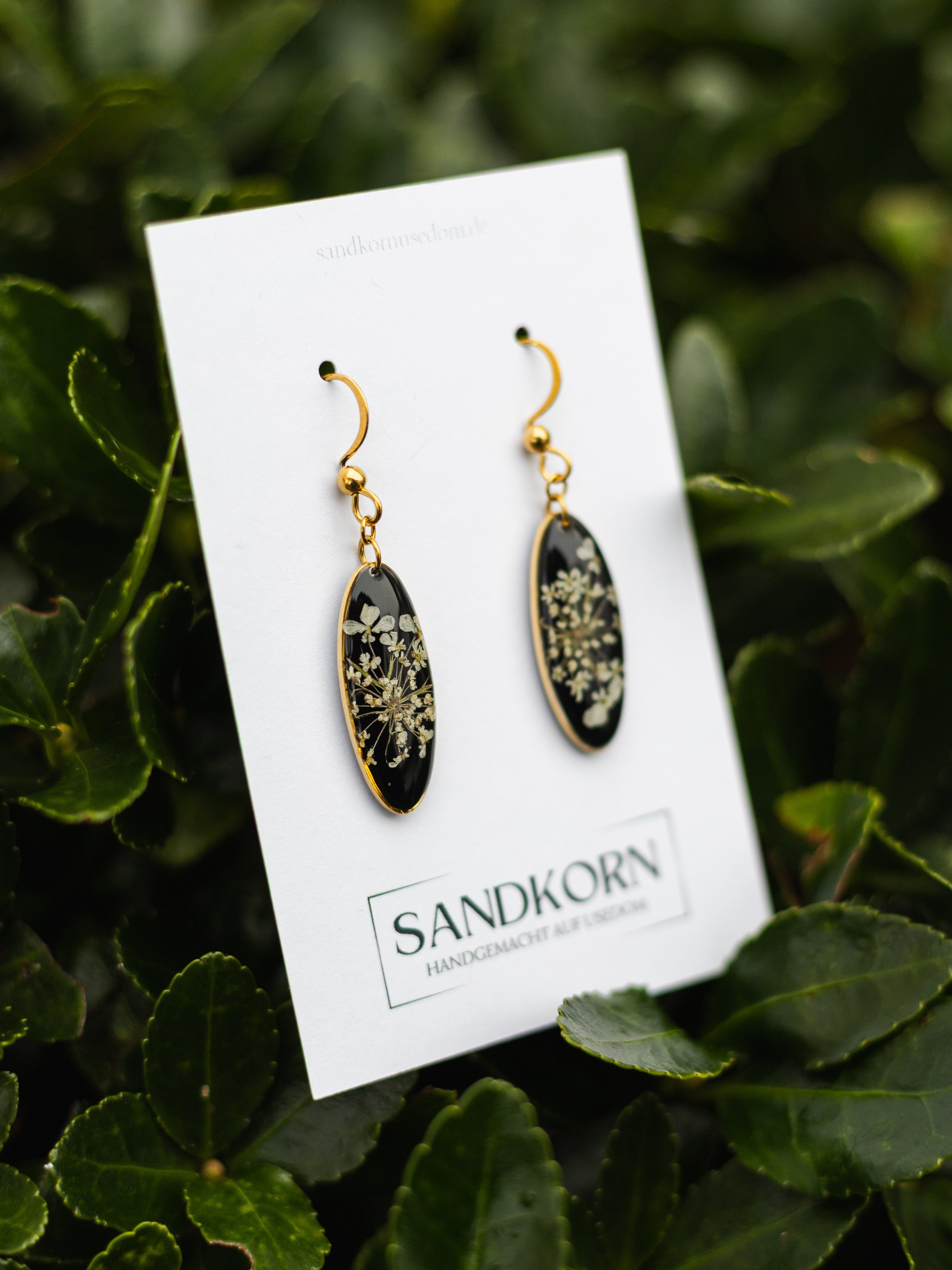 Kolczyki z dziką marchewką