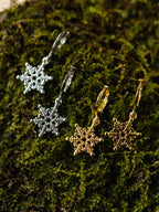 Ohrringe mit Schneeflocke