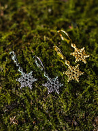 Ohrringe mit Schneeflocke