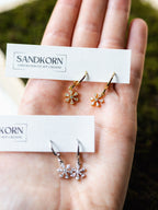 Ohrringe mit Schneeflocke