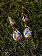 Ohrringe mit kleinem Garten