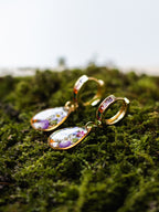 Ohrringe mit kleinem Garten