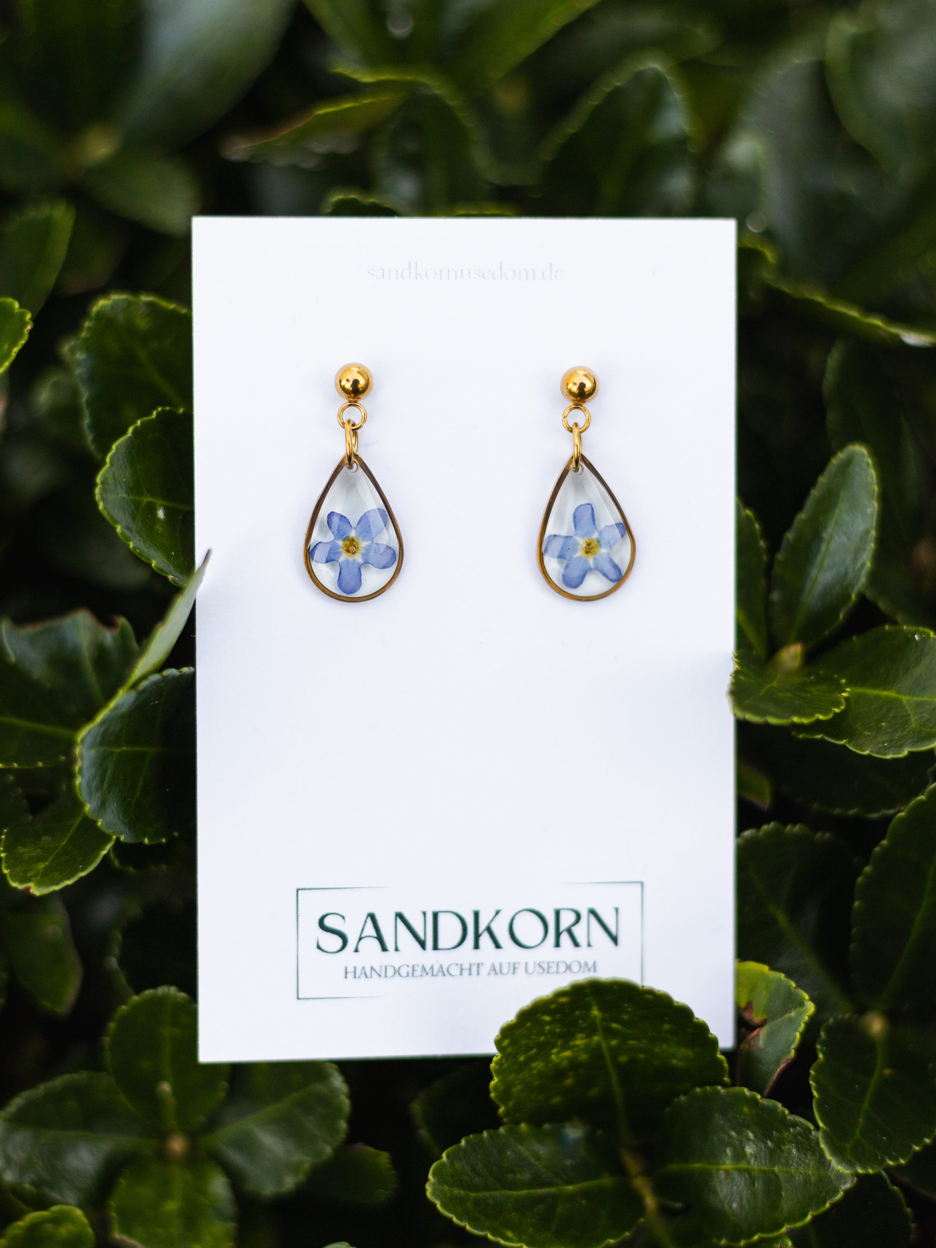 Kolczyki niezapominajki