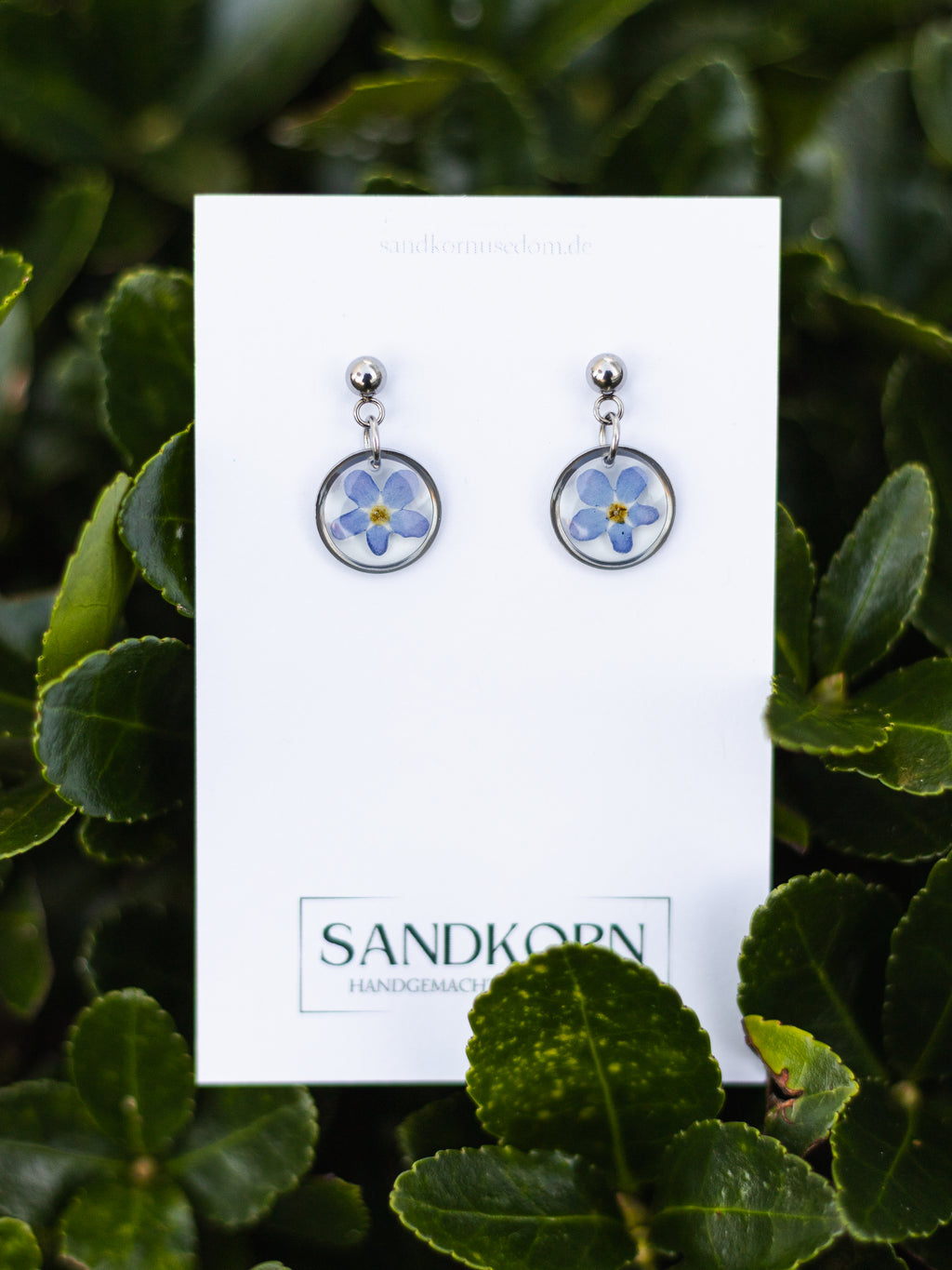 Kolczyki niezapominajki